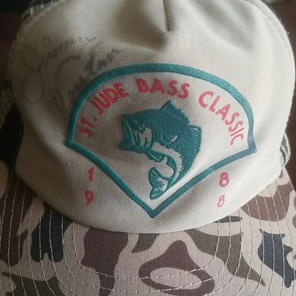 St. Jude Bass Classic Hat Signed by Jimmy  Houston - Picture 2 of 4